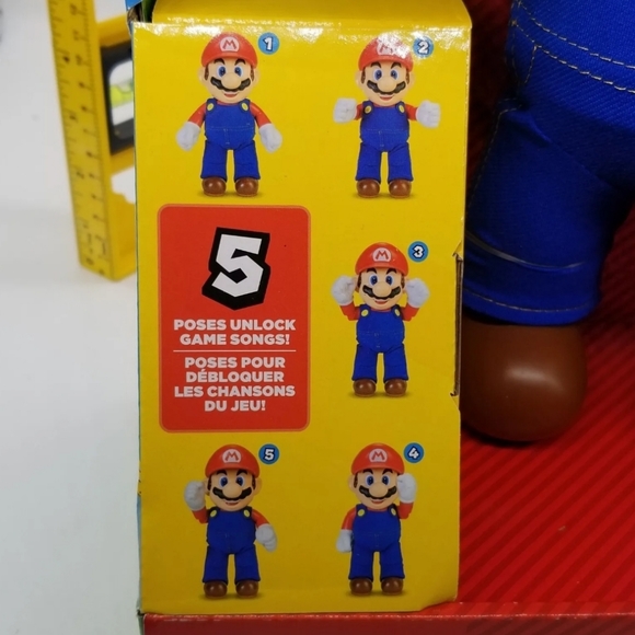 Super Mario- It's A Me Mario 12" Motion Activated Sound Interactive figure Toy - Picture 6 of 11